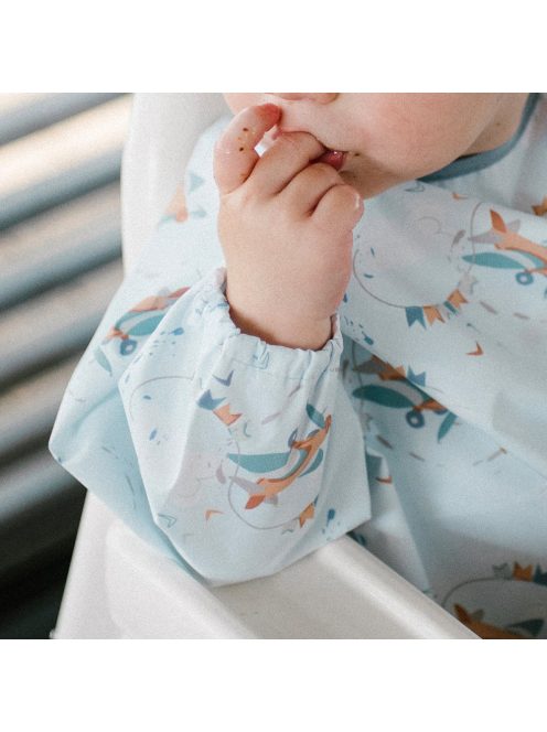 BabyOno elõke - hosszú ujjas vízálló Plane 6hó-2év 1476/03