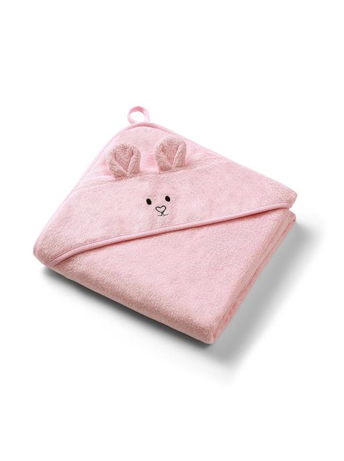 BabyOno fürdõlepedõ kapucnis bambusz 100x100cm egérfülekkel rózsaszín 1553/01
