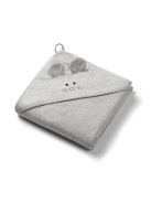 BabyOno fürdõlepedõ kapucnis bambusz 100x100cm egérfülekkel szürke 1553/03