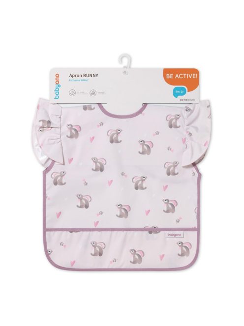 BabyOno elõke vízálló Bunny 6hó-2év 1641/03