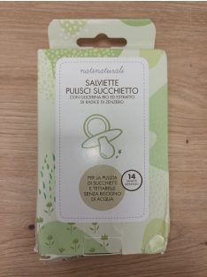   Natinaturali eldobható cumitörlő kendő-14db, OUTLET termék