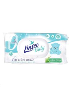 Nedves törlőkendő Linteo Baby 80 db Aloe Vera