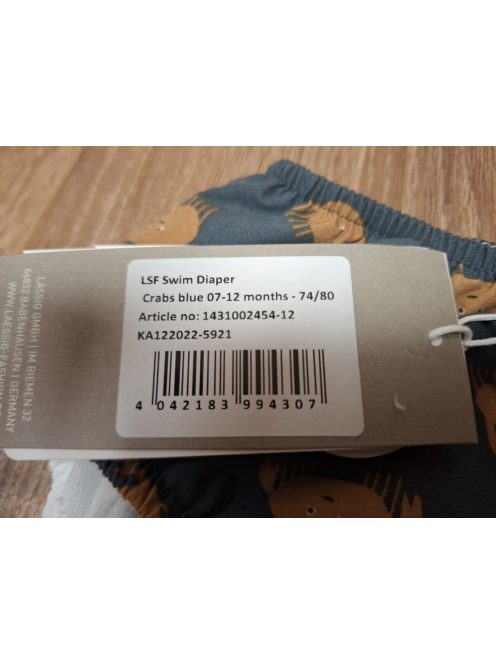 Lassig baba úszópelenka UV védelemmel, OUTLET termék