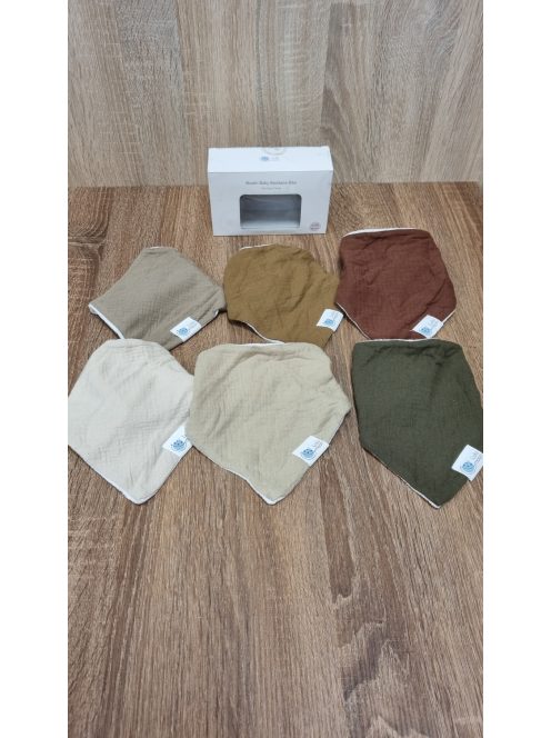 Lulu Moon háromszög alakú nyálkendő 6 db. OUTLET termék