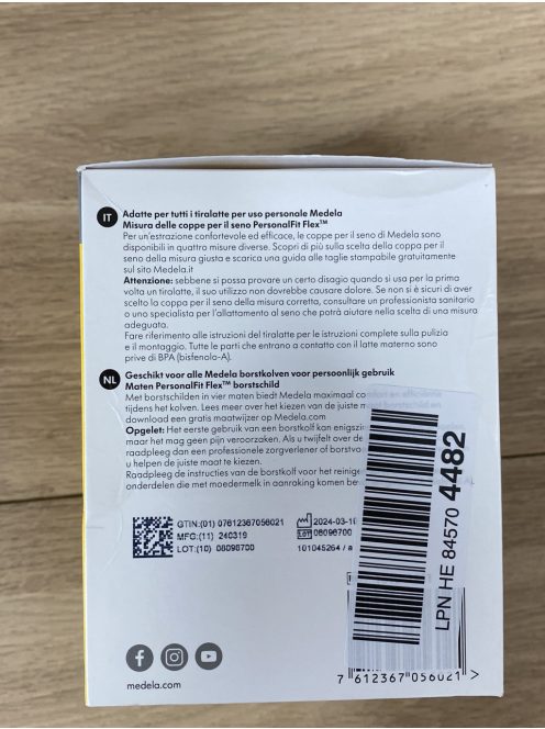 Medela PersonalFit Flex mellvédők-30mm OUTLET termék