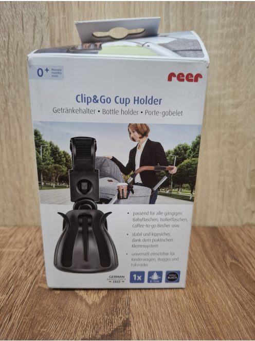 Reer Clip&Go pohártartó babakocsira, OUTLET termék
