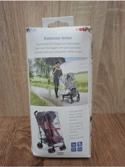 Reer RainCover Active esővédő babakocsihoz, OUTLET termék