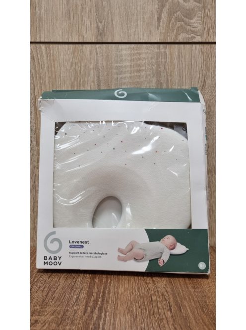 Babymoov laposfejűség elleni párna-fehér. OUTLET termék