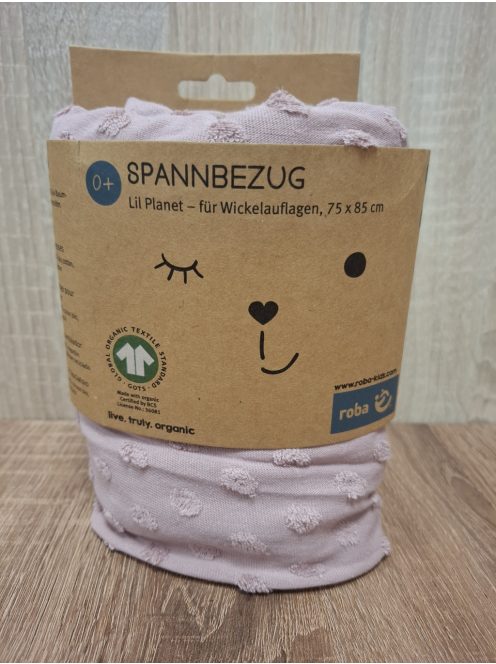 Roba Organic pelenkázó lap huzat 75x85cm ,OUTLET termék