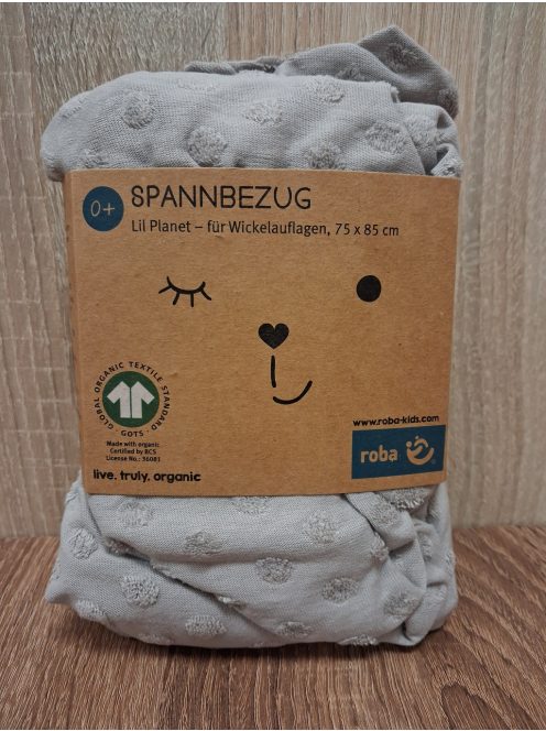 Roba Organic pelenkázó lap huzat 75x85cm ,OUTLET termék