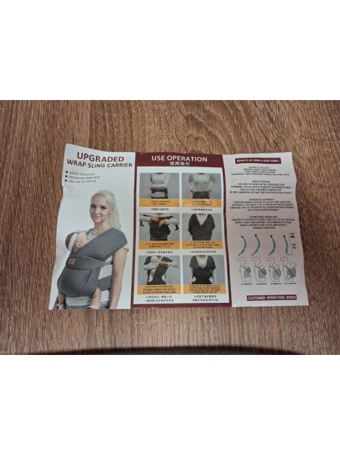 Vrbabies babahordozó 3,5-15 kg, OUTLET termék