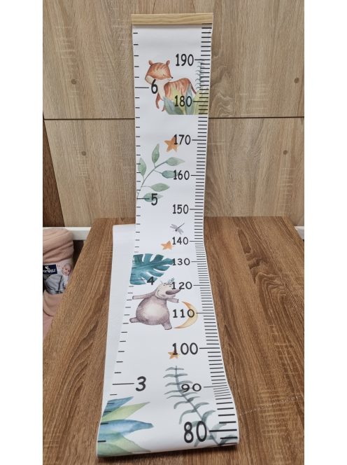 YZNlife állatos magasságmérő 190 cm-ig, OUTLET termék