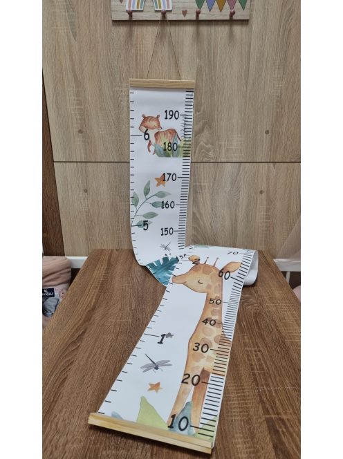 YZNlife állatos magasságmérő 190 cm-ig, OUTLET termék