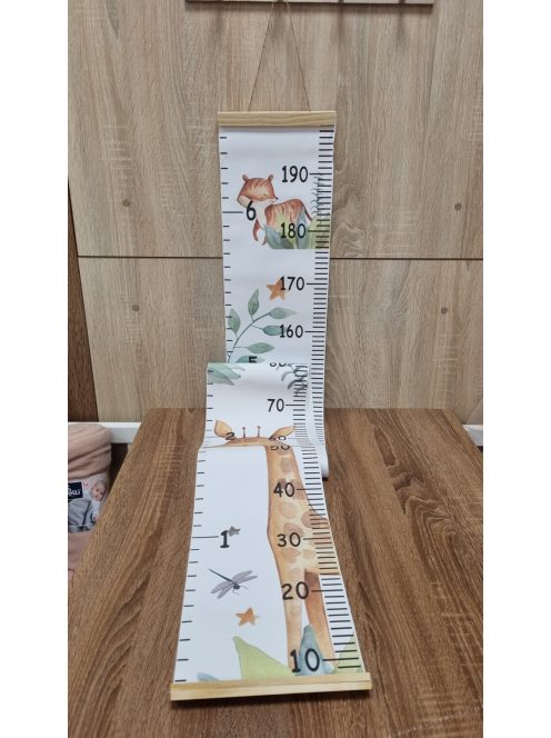 YZNlife állatos magasságmérő 190 cm-ig, OUTLET termék