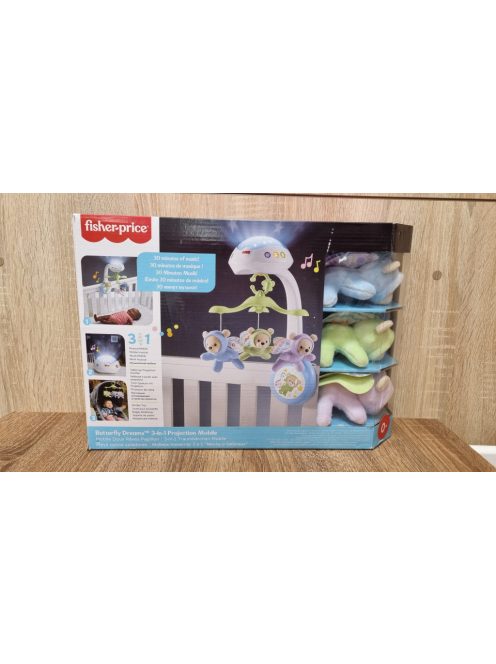 Fisher Price Butterfly 3in1 zenélő-forgó OUTLET termék