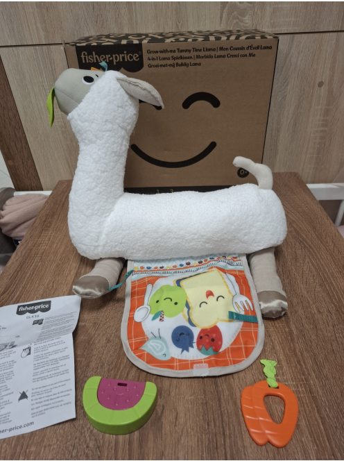 Fisher Price 4 az 1-ben láma puha játékpárna, OUTLET termék