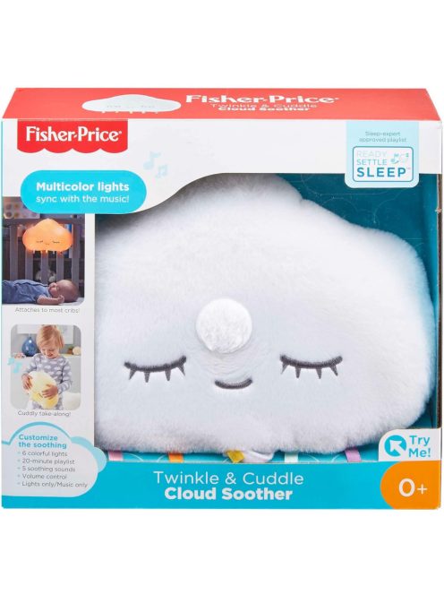 Fisher Price zenélő-világító felhő, OUTLET termék