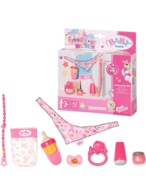Baby Born 8 db-os babaápolási játék készlet, OUTLET termék