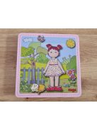 Haba mágneses öltözető gyerekjáték, OUTLET termék