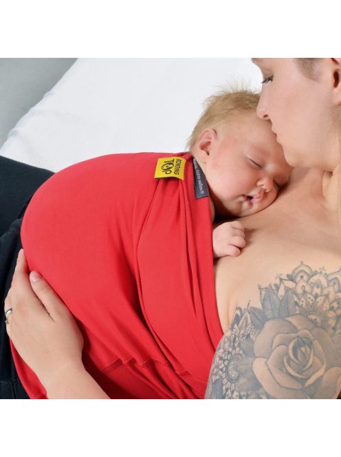 Hoppediz Baby Bonding Top Kenguru L piros OUTLET termék