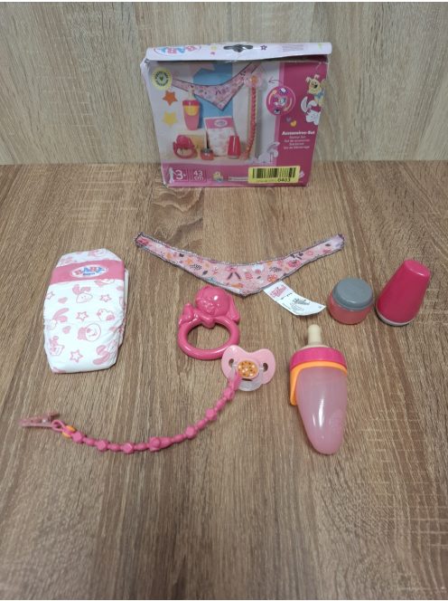 Baby Born 8 db-os babaápolási játék készlet, OUTLET termék