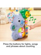Fisher Price számoló koala, német nyelvű, OUTLET termék