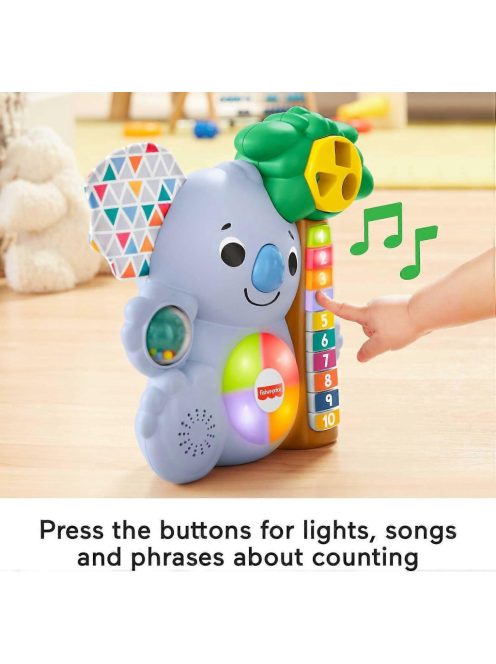 Fisher Price számoló koala, német nyelvű, OUTLET termék
