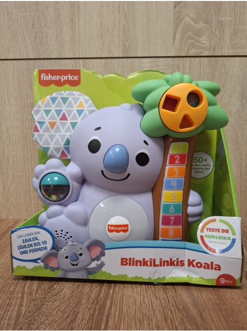 Fisher Price számoló koala, német nyelvű, OUTLET termék