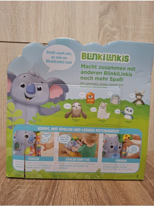 Fisher Price számoló koala, német nyelvű, OUTLET termék