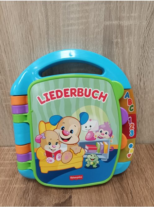 Fisher Price daloló mesekönyv. NÉMET nyelvű. OUTLET termék