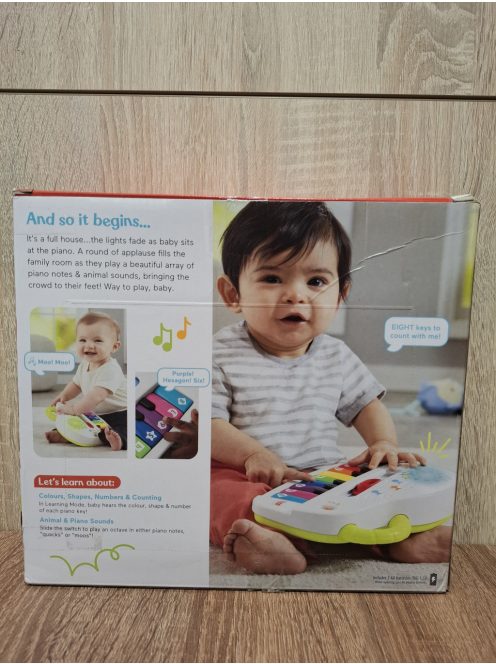 Fisher Price Laugh & Learn Piano, angol nyelvű,  OUTLET termék
