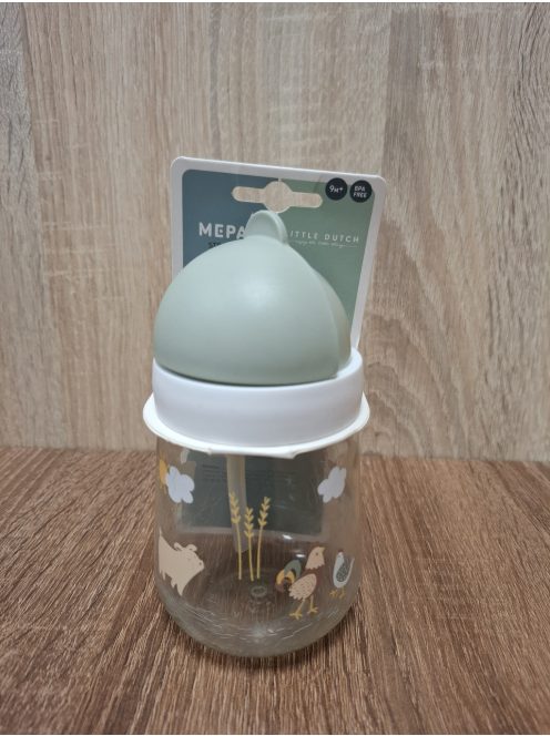 Little Dutch szívószálas– tanulópohár 9 hónapos kortól - Outlet termék