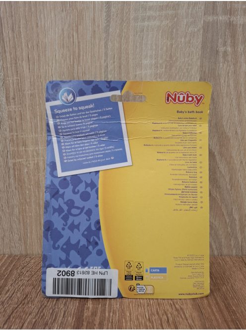 Nuby fürdőskönyv. OUTLET termék