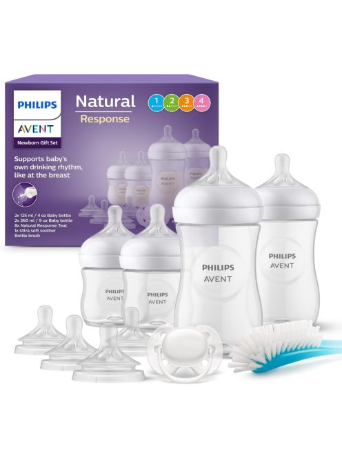 Philips Avent Natural Response újszülött cumisüveg szett SCD838/13, OUTLET termék
