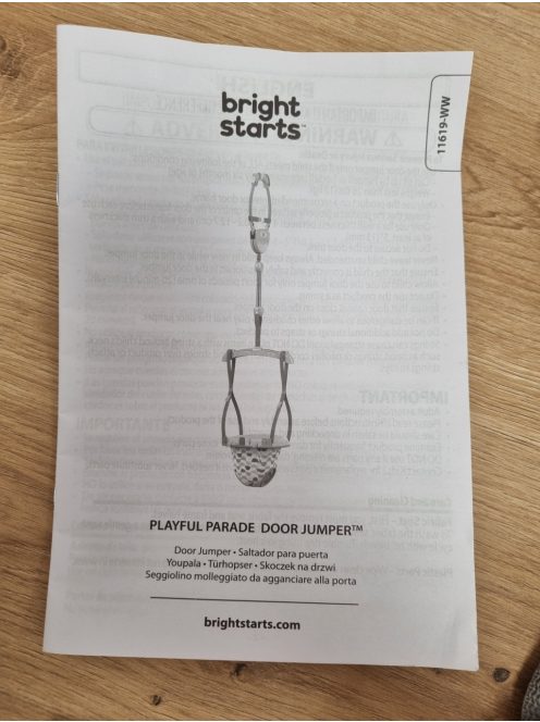 Bright Starts Deluxe rugós hinta ajtóra. OUTLET termék