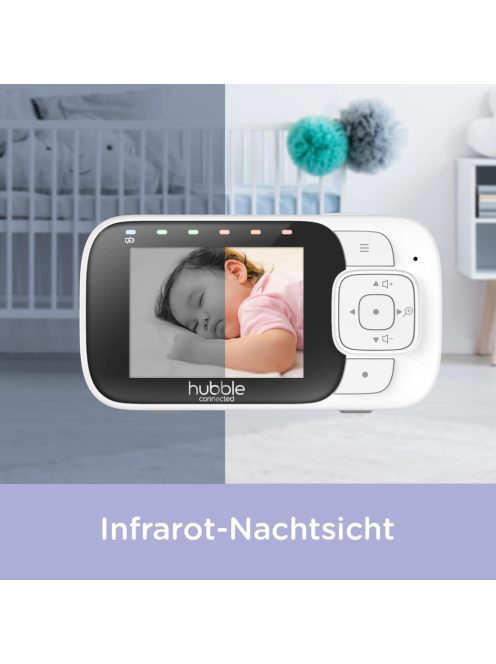 Hubble View Plus kamerés bébiőr monitorral, OUTLET termék
