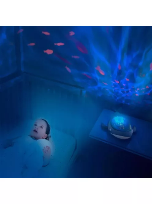 Pabobo Angelcare Aqua Dream Bálna projektor és éjjeli fény, OUTLET termék