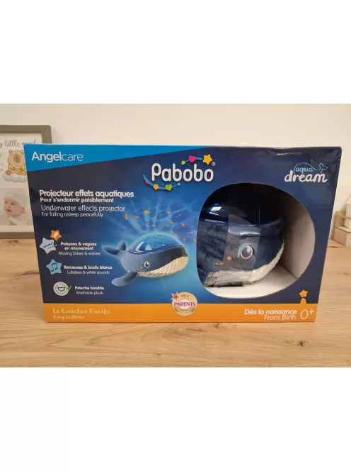 Pabobo Angelcare Aqua Dream Bálna projektor és éjjeli fény, OUTLET termék