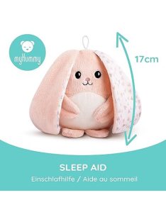 myHummy Nyuszis fehér zaj plüss- OUTLET termék
