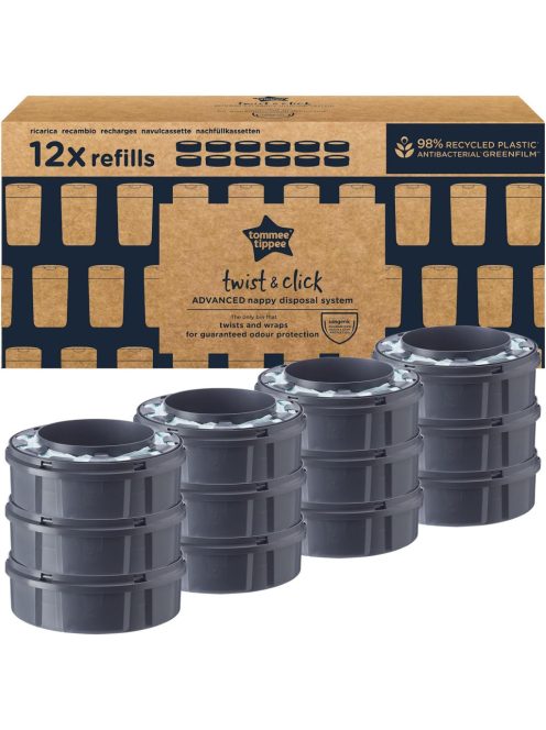 Tommee Tippee Twist&Click 12 db utántöltő OUTLET termék
