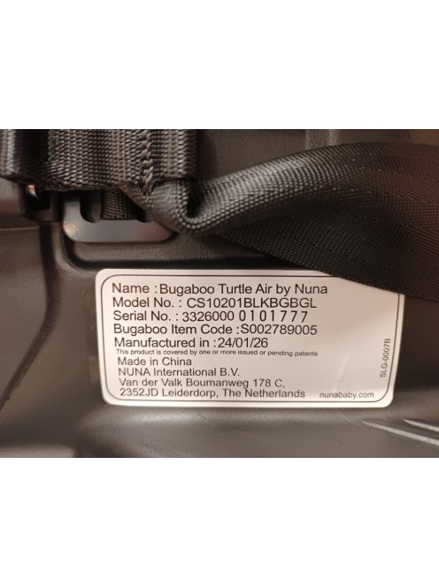 Bugaboo Turtle Air by Nuna babahordozó. OUTLET termék