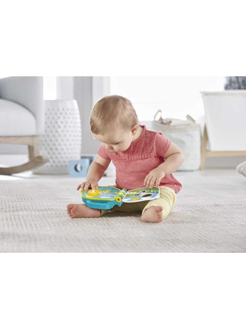 Fisher-Price zenélő állatbarátok daloskönyv. OUTLET termék