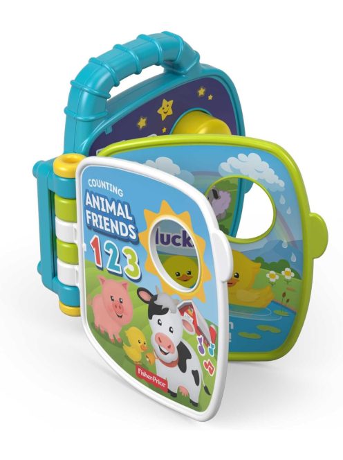Fisher-Price zenélő állatbarátok daloskönyv. OUTLET termék