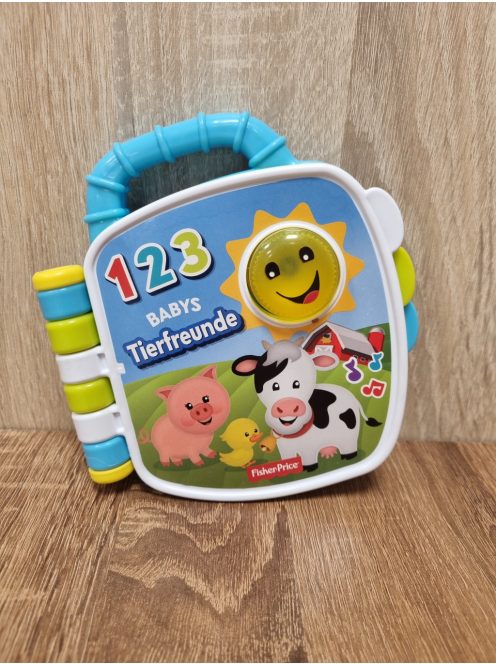 Fisher-Price zenélő állatbarátok daloskönyv. OUTLET termék