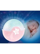 Infantino nyugtató fény és projektor rózsaszín. OUTLET termék