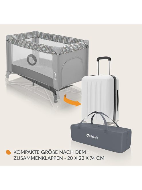 LIONELO Stefi bébi  utazóágy 0- 15 kg. Outlet termék 