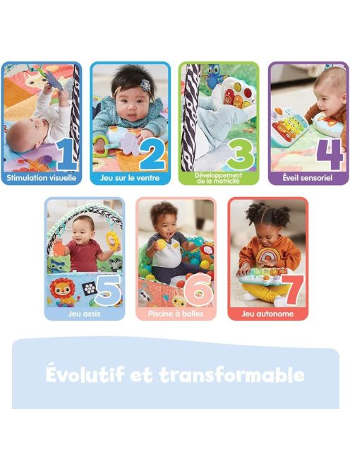 VTech Maxi 7 az 1-ben játszószőnyeg, OUTLET termék