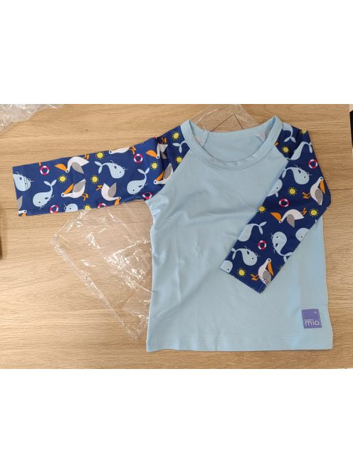 Bambino Mio UV-szűrős hosszú ujjú póló UPF40+, L (1-2év) OUTLET termék