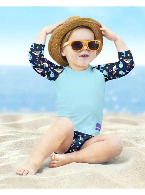 Bambino Mio UV-szűrős hosszú ujjú póló UPF40+, L (1-2év)OUTLET termék