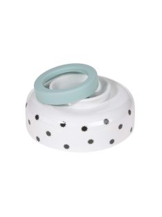   LÄSSIG porcelán gyerek tál szilikon gyűrűvel csúszásmentes OUTLET termék